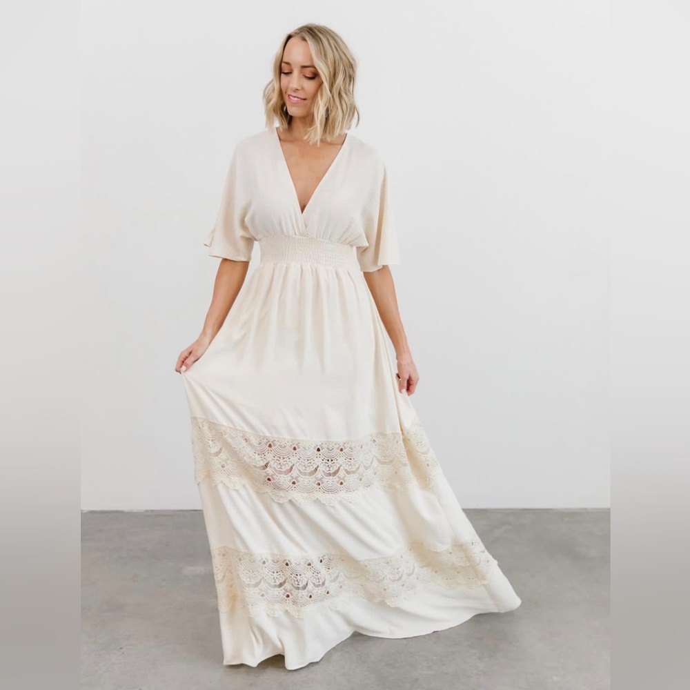 Baltic Born- Vera lace maxi dress